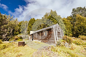 Du Cain Hut in Tasmania Australia photo
